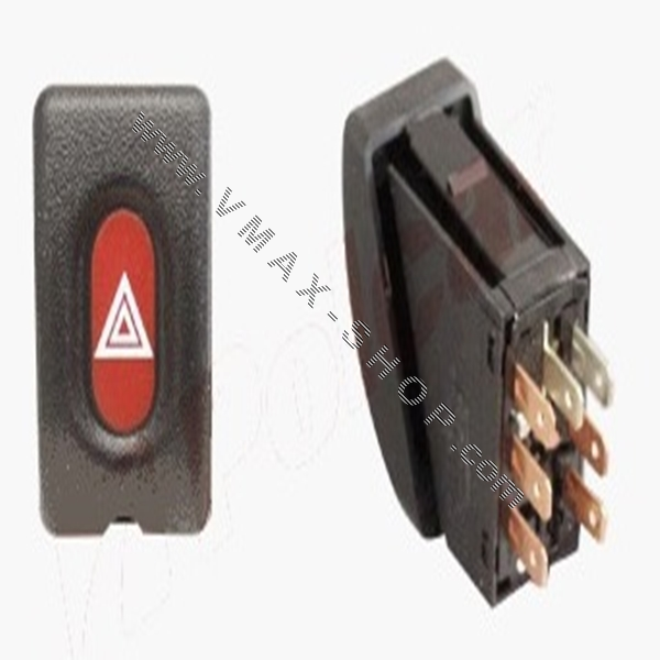 VSAN-1381 Бутон аварийни светлини за автомобили Opel Tigra Combo Corsa B