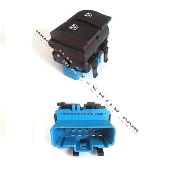 VSAN-722 Бутони електрически стъкла за преден ляв за Renault Megane 2 Scenic 2