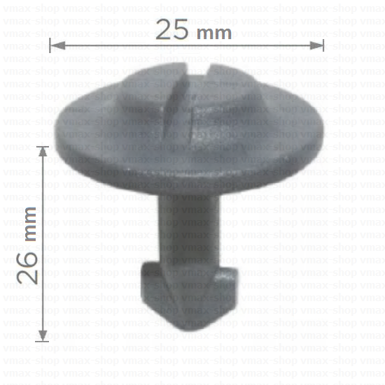 KKD-1012 Копче крепеж за кора двигател на Skoda Superb