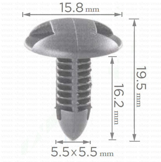 KKD-1014 Щипка крепеж кора багажник за Toyota Avensis Verso Prius Solara Camry
