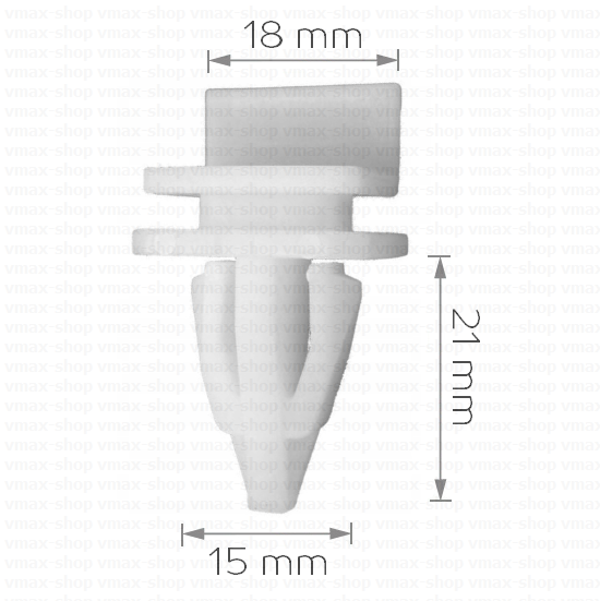 KKD-1050 Щипка крепеж за монтиране на външни прагове  на Honda Accord Civic CR-V HR-V Legend Odyssey Prelude