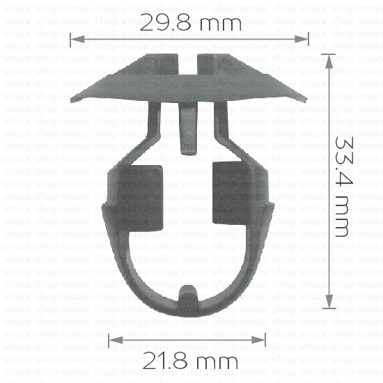 KKD-1053 Копче крепеж за праг под вратите за Mercedes klasa E и klasa C