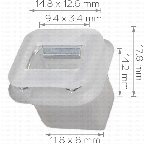 KKD-1059 Щипка крепеж за лайстна на врата за BMW 5 и BMW 7