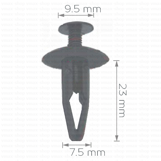 KKD-1062 Копче за отвор 7.5mm за Ford много модели