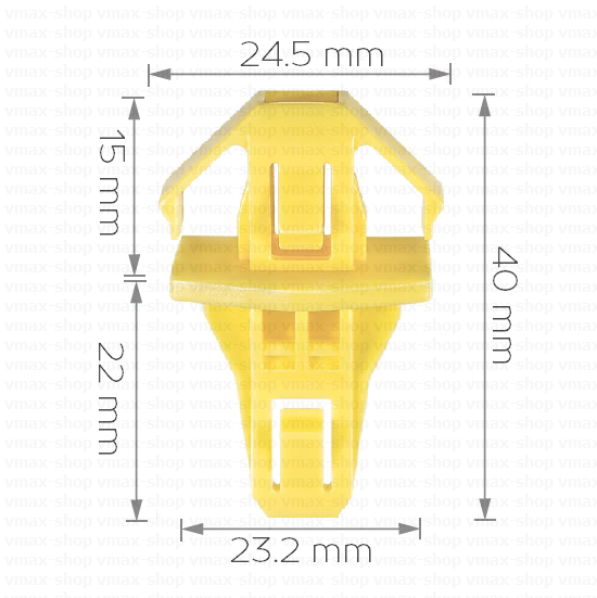 KKD-1072 Щипки крепеж капак и броня на Honda CR-V