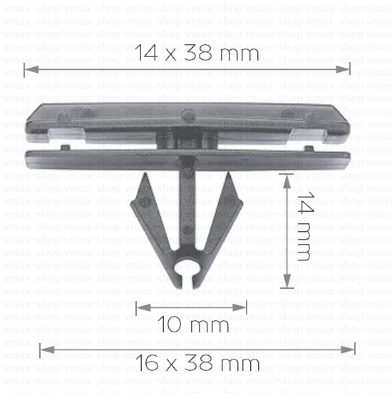 KKD-1076 Щипка за калници и тапицерия за Jeep Wrangler