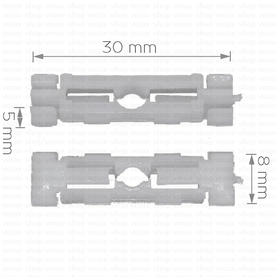 KKD-1098 Щипка за лайстните на тавана за VW Caddy Golf Jetta Passat Polo