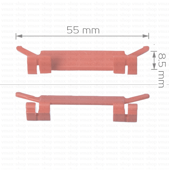 KKD-1126 Щипка за лайстни и монтаж предното стъкло на Rover 400 45 MG ZS