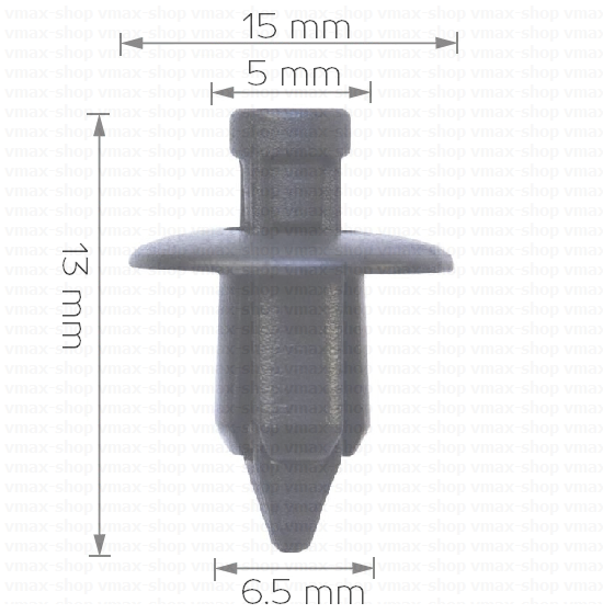 KKD-1142 Пуш нит копче за Volvo C30 C70 V50