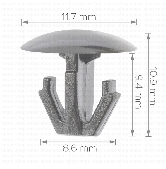 KKD-1158 Щипка крепеж за гарнитури на капака на двигателя за Honda много модели