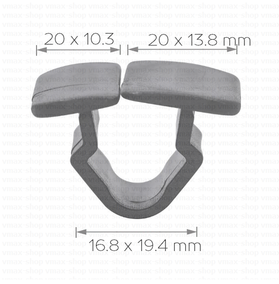 KKD-1167 Щипка шумоизолация преден капак за автомобил VW много модели