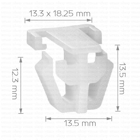 KKD-1175 Щипка за странични външни декоративни лайстни за Honda CR-V Civic Odyssey Pilot MR-V