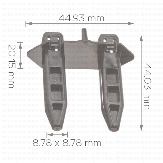 KKD-1191 Щипка крепеж на радиаторна решетка за Toyota Rav 4