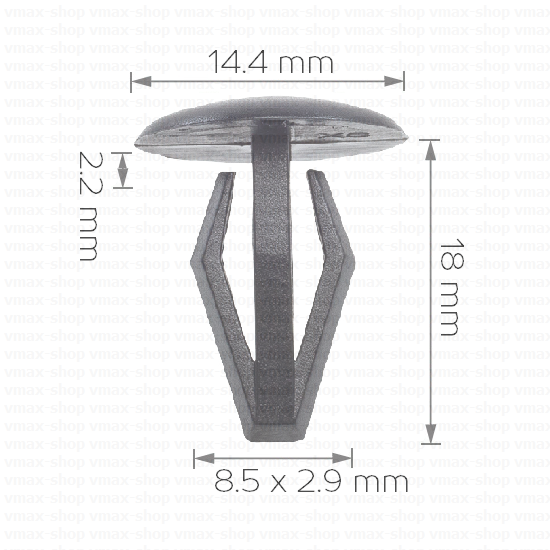 KKD-1202 Щипка тапицерия салон уплътнение вратата и пода за Toyota MR Carina Camry Corolla Supra