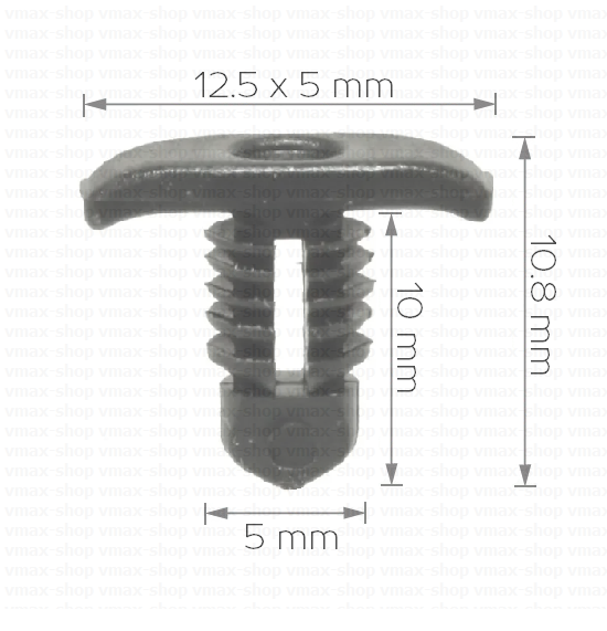 KKD-1228 Щипка гумени уплътнения врата и уплътнение капак за VW много модели