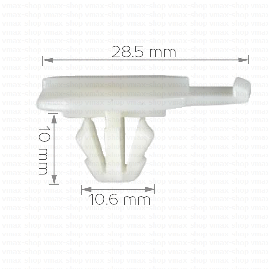 KKD-1273 Щипка крепеж външна лайстна праг за VW Tuareg