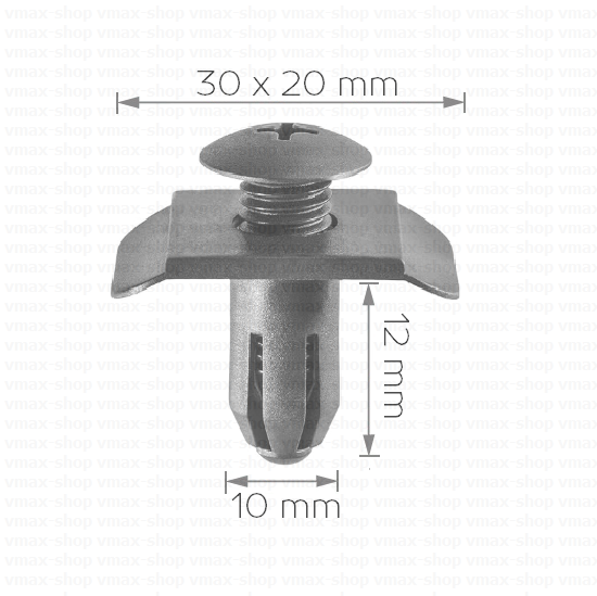 KKD-1351 Щипка за предна броня и калници за Nissan много модели
