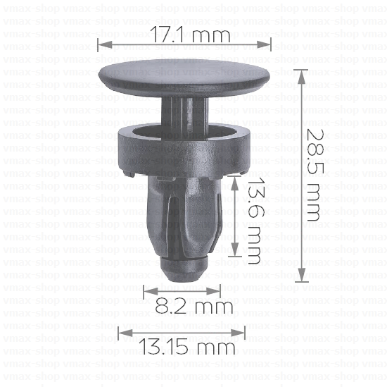 KKD-1352 Щипка за кора под предно стъкло лайстни и елементи за Acura Integra