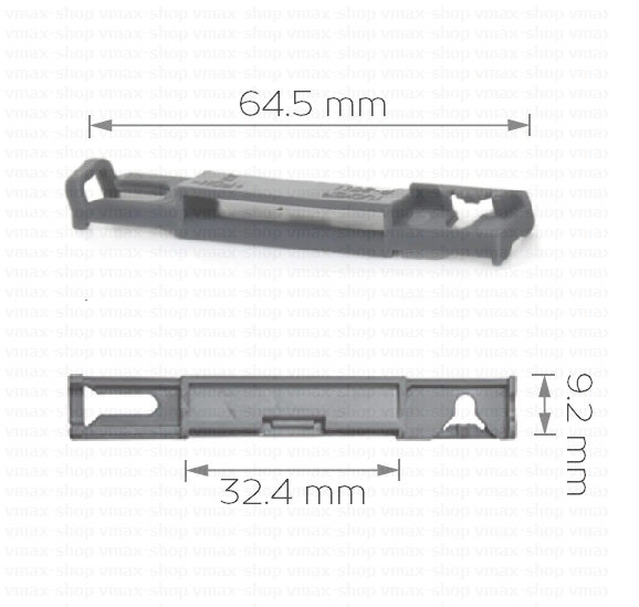 KKD-1358 Щипка за водобранна лайстна челно стъкло за Peugeot 308 508 3008 5008