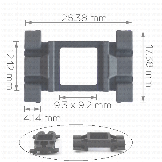 KKD-1385 Основа за щипка за праг под вратите за Mercedes klasa C E CLK