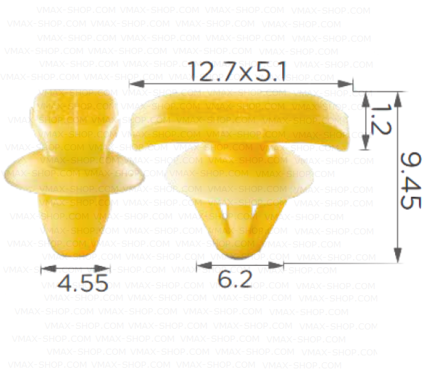 KKD-1495 Щипка уплътнение врата за VW