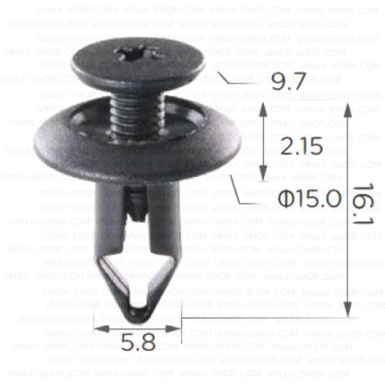 KKD-1516 Щипка тапицерска Mitsubishi