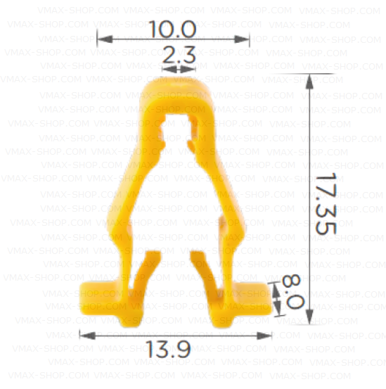 KKD-1519 Щипка калници и панели Honda.