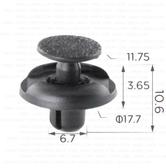 KKD-1571 Щипка решетка под чистачки и калници Toyota.