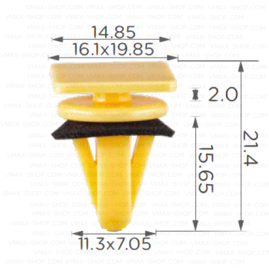 KKD-1645 Щипка декоративни лайстни Hayundai