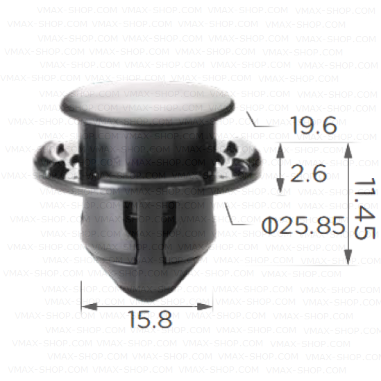 KKD-1728 Щипка калници и кора двигател Nissan