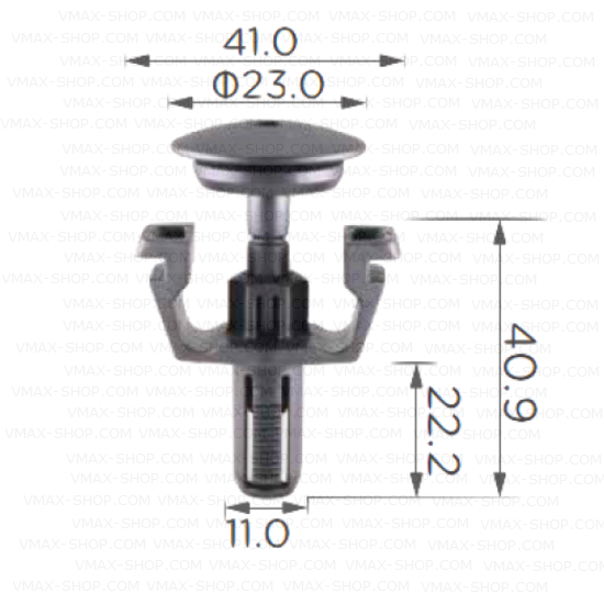 KKD-1783 Щипка държач радиатор Mercedes