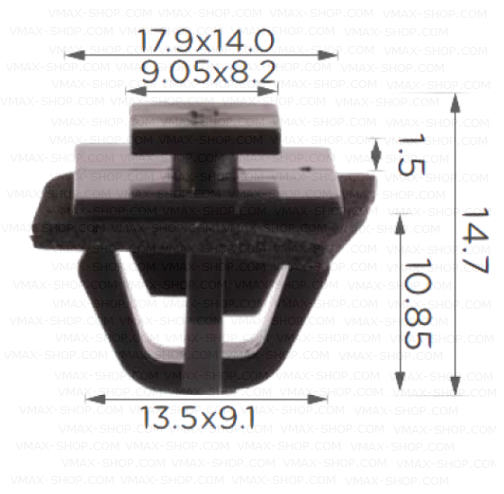 KKD-1794 Щипка за странични лайстни Kia