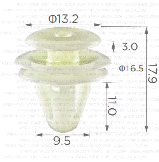 KKD-1973 Щипка панел врата и триъгълен капак странично огледало Toyota
