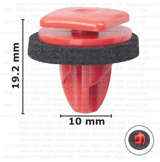 KKD-1984 Щипка външни прагове за врати Jeep