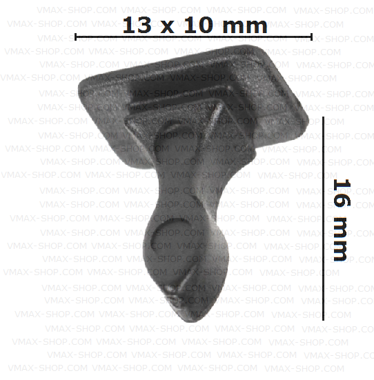 KKD-2033 Щипка радиаторна решетка панел прибори врата праг Peugeot