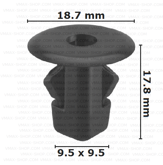 KKD-2040 Щипка подкалник прагове на врати капак под двигателя Toyota
