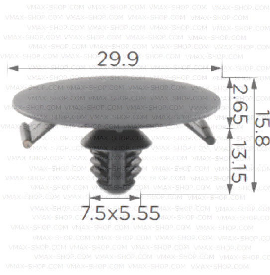 KKD-2045 Щипка кора на врата и звукоизолация Renault