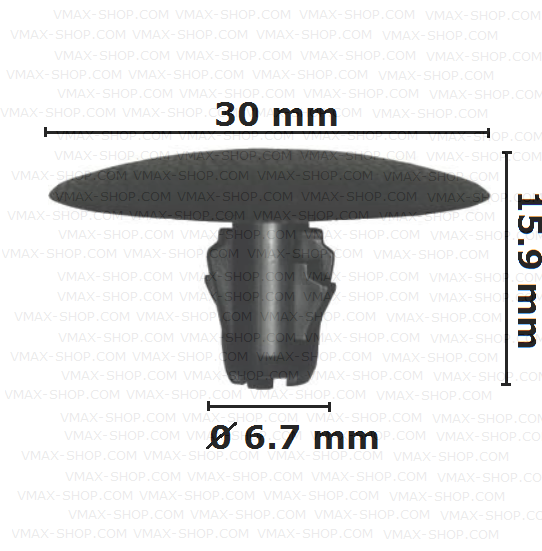 KKD-2048 Щипка звукоизолация капак на двигателя Subaru Forester Impreza Legacy