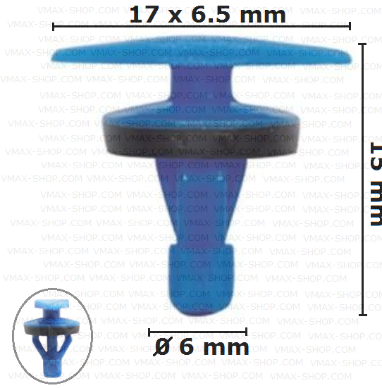 KKD-2067 Щипка крепеж уплътнения за врати VW