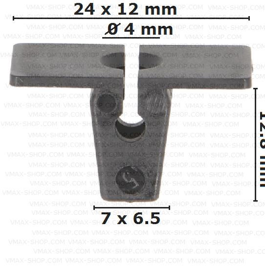 KKD-2081 Щипка основа външна лайстна праг врати VW