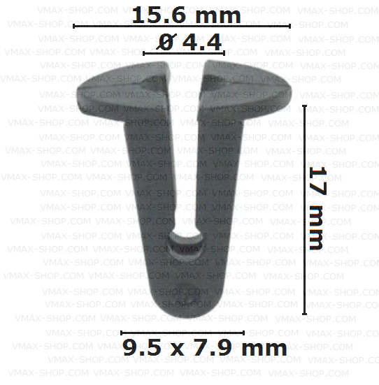 KKD-2084 Щипка за праг калник лайстна багажник VW